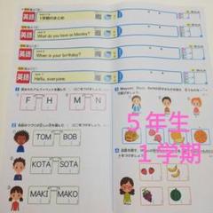 小学5年生 国語、英語、社会、理科　カラーテスト こたえ　まとめ売り 後期対策にも カラーテスト 5年生 令和3 4年度 国語算数理科社会