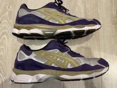 28.5【中古】ASICS AWAKE スニーカー ベージュ/ブラック 2025年最新】awake ny × asics gel-nycの人気アイテム - メルカリ