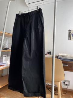 marcaマーカ　ブラック ワイドパンツ ウエストゴムのサムネイル