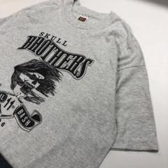 フルーツオブザルーム 90's シングルステッチ スカル Tシャツ XL
