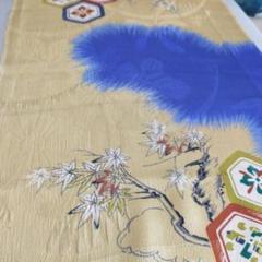 錦紗縮緬アンティーク子供着物！手刺繍入り 5f75cdfc658a9fb3d593fe1a77e43c