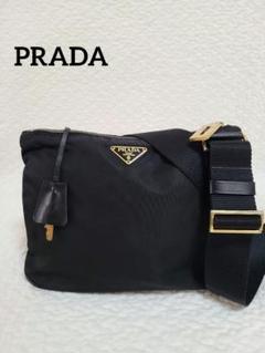 ✨️美品✨ プラダ　トートバッグ　ナイロン　ブラック　黒　三角ロゴ　南京錠　鍵付き 人気✨希少✨プラダ トート ボストンバッグ 三角ロゴ 肩掛け
