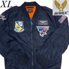 美✨️AVIREX BLUEANGELS L-2A ワッペン バックロゴ MA1 美✨️AVIREX BLUEANGELS L-2A ワッペン バックロゴ MA1