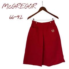 美品✨McGREGORマックレガーひざ丈スカート台形レッドマリンヴィンテージ古着