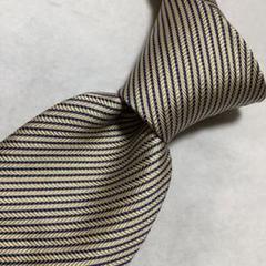 【極美品】BARNEYS NEW YORK ネイビー ストライプ ネクタイ 美品】バーニーズニューヨーク ストライプ柄ネクタイ - メルカリ