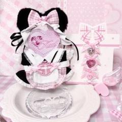 ごまにゃん様　ぬい服　ハンドメイド　メイド　10cm ピンク　水色　ツイード ぬい服］10cm 無属性 ぬいぐるみ用服【甜品】 – candymoon