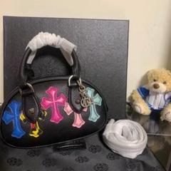 カラフル十字架デザインショルダーバッグ