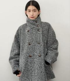 【新品未使用】mideal シャギーミドルコート mideal shaggy middle coat / シャギーミドルコート