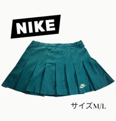 NIKE ティール プリーツスカート M/L ターコイズカラー