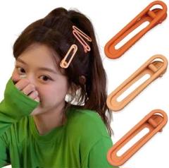 ヘアクリップ 前髪クリップ かわいい 髪留め 3個セット ヘアピン おしゃれ