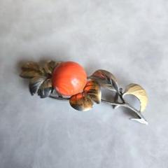 珊瑚の帯留め　ビンテージ ポイント10倍|7/31 10時まで】【中古】 昭和レトロ 昭和