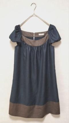 美品　Perie Peche　オフショルパフスリーブワンピース　38