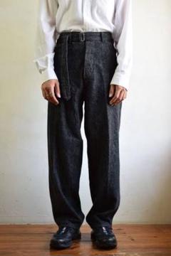 人気のファッションブランド! 22AW comoli コモリ ベルテッド デニム