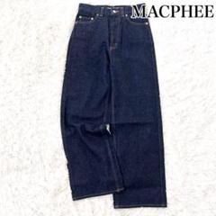 2025年最新】MACPHEE デニム ワイドストレートパンツの人気