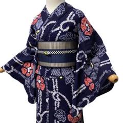 ̮⃝ 身丈157 朝顔文 絞り浴衣 有松絞り yukata - メルカリ