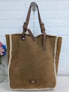 UGG　アグ　トートバッグ　ロゴ　オールレザー　ブラック　A4可　肩掛け 楽天市場】UGG（トートバッグ｜レディースバッグ）：バッグ