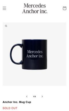 小物 Mercedes Anchor Inc Ceramic Cup MERCEDES ANCHOR INC マグカップ メルセデスアンカーインク