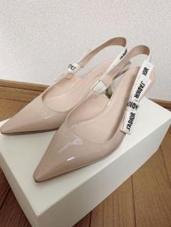 Dior エナメル パンプス リボン