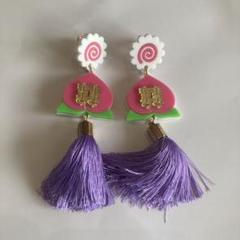 シャイニング双子ピアス chakiraccho