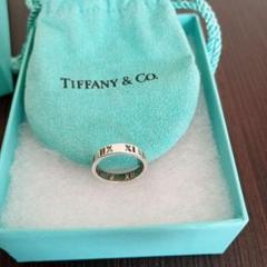 TIFFANY & Co. SV925アトラスナローリング約6~7号 巾着.箱付 TIFFANY & Co. SV925アトラスナローリング約6~7号 巾着.箱付