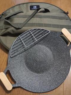 取手、アミ付、五徳／マルチグリドル直径34cm・5mm極厚／厚手1000D生地 取手、アミ付、五徳／マルチグリドル直径34cm・5mm極厚／厚手