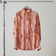 NVRFRGT　DISTORTED　STRIPEDSHIRT サイズ1 アンバー