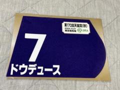ドウデュース 当選品 非売品 レプリカゼッケン パネル