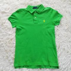 Ralph Lauren ラルフローレン 半袖ポロシャツ L 黄緑 レディース
