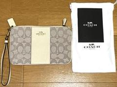 【新品未使用】⭐︎coach コーチ　リストレット　ポーチ　保存袋あり