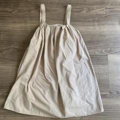 zara キッズ　ベージュワンピース