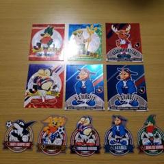 Jリーグ　シール　ステッカー　永谷園　11枚セット　☆400円、最終価格のサムネイル