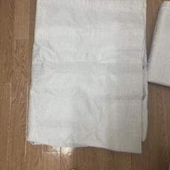 薄水色ポリエステル カーテン