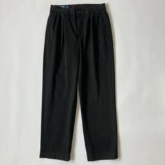 OLD ラルフローレン ポロチノ アンドリューパンツ 黒 W30L30 90s