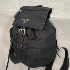超希少✨ プラダ ミニ リュック ボディバッグ ブラック ナイロン ☆PRADA☆ナイロン スモール バックパック (PRADA/バックパック