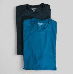 2枚セット Amazon Essentials Tシャツ クールネック 半袖