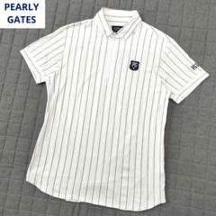 パーリーゲイツPGGカタカナ柄ポロシャツサイズ5 PEARLY GATES - パーリーゲイツPGGカタカナ柄ポロシャツサイズ5
