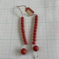珊瑚風の帯留よう玉