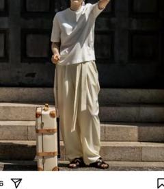 deres 5th ドレープパンツ　エクリュ　size1 deres 5th ドレープパンツ エクリュ size1 - メルカリ