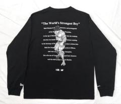 新品 タグ付き 刃牙 烈海王 板垣恵介 ロンt XL ブラック
