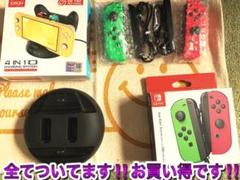 Joy-Con L R ネオングリーン ネオンピンク 左右 ジョイコン