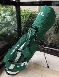 ジェイリンドバーグJLINDEBERG キャディバッグ キャンバス軽量 男女兼用 J.LINDEBERG J.リンドバーグ キャディバッグ ゴルフ用バッグ