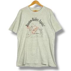 90s 魚 企業 アートART ヴィンテージ シングルステッチ tシャツ