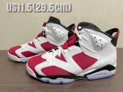 エアジョーダン6 カーマインレッド OG 2021 29.5cm carmine
