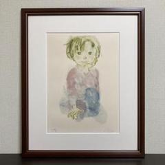 【真作】いわさきちひろ「はなぐるま」リトグラフ あずま工芸保証書 版画 絵画 楽天市場】版画 いわさきちひろ 「はなぐるま」 リトグラフ 額
