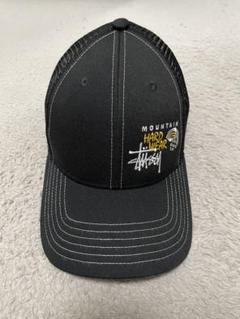STUSSY MOUNTAIN HARDWEAR メッシュキャップブラック - メルカリ