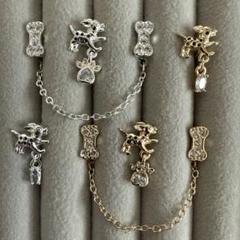 ロンデルパーツ　金属パーツ　ダルメシアンのサムネイル