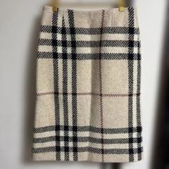 BURBERRY チェック柄 タイトスカート 40 - メルカリ