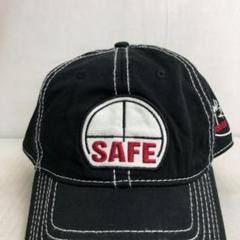 【アメリカ買付品】キャップ　6パネルキャップ　刺繡ロゴ　SAFE　RMEF　黒