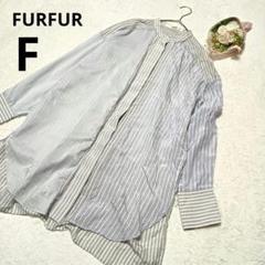 FURFUR ファーファー 長袖シャツ レディース バンドカラー 灰色系/F