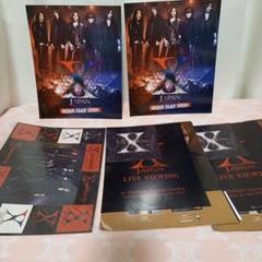 希少　X JAPAN ポスター 2枚セット　ステッカー
